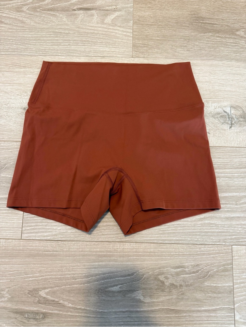 GRYT Women's High-Waist Rust Active Shorts